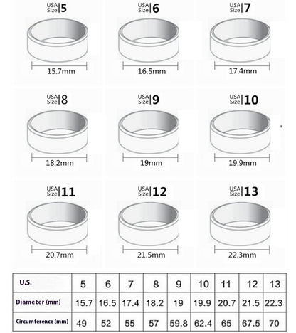 Rotatable Titanium Steel Chain Ring – Fashion Hip Hop Couple Rings, Mindful Meditation Stress Relief Ring