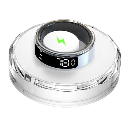 SY01 Smart Ring with Display – Health Monitor for Heart Rate, SpO2, Sleep Tracking, Gesture Control, Long Battery Life, IP68 Waterproof