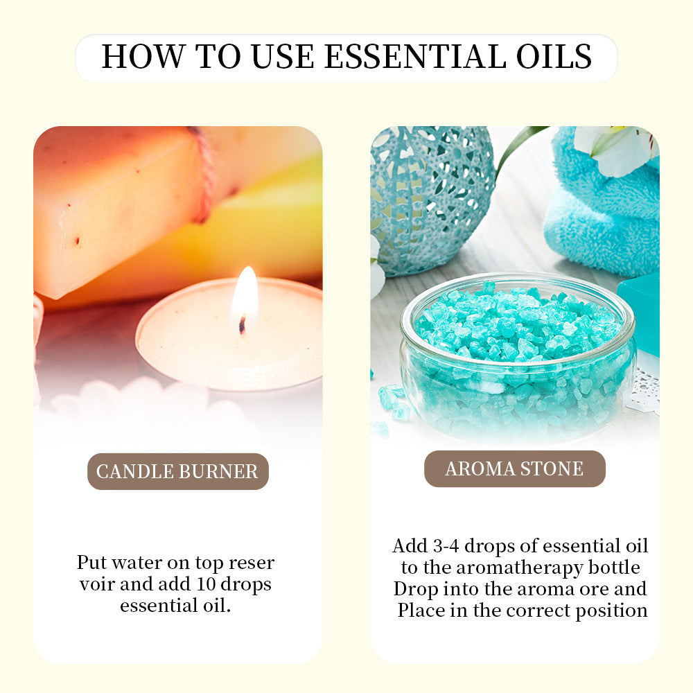【Meditation Essential Oil】YINSHO Aromatherapy Oil 10ml - Oil-Soluble for Diffuser Stone/Candle, 15 Scents (Lavender/Orange/White Tea) | Sleep Aid & Stress Relief