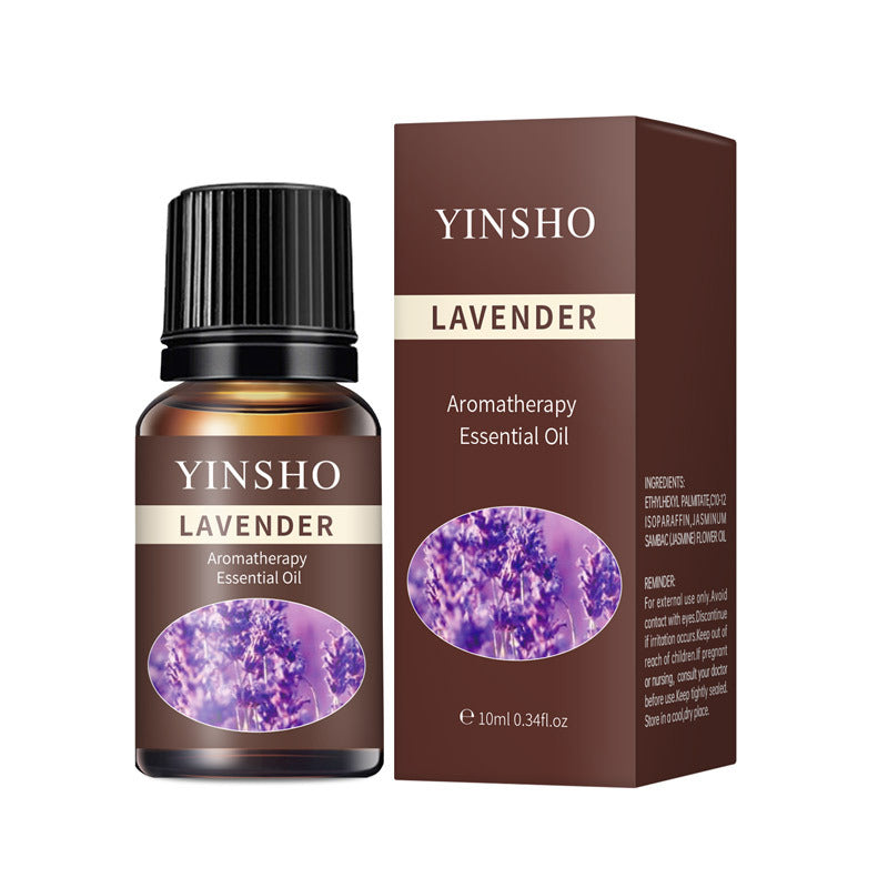 【Meditation Essential Oil】YINSHO Aromatherapy Oil 10ml - Oil-Soluble for Diffuser Stone/Candle, 15 Scents (Lavender/Orange/White Tea) | Sleep Aid & Stress Relief