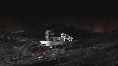SY01 Smart Ring with Display – Health Monitor for Heart Rate, SpO2, Sleep Tracking, Gesture Control, Long Battery Life, IP68 Waterproof